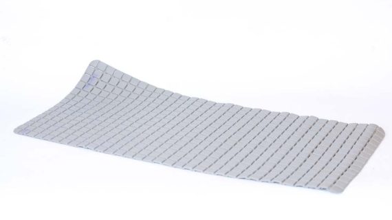 Bath Mat 78x35 cm Gray