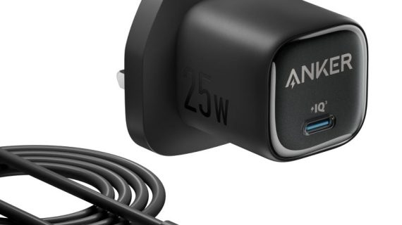 Anker 25W Compact Charger with USB-C Cable – PPS Fast Charging Wall Plug (Black)