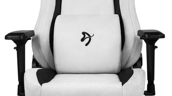 Arozzi Vernazza Supersoft Fabric Chair – Light Grey ( Installation not included )