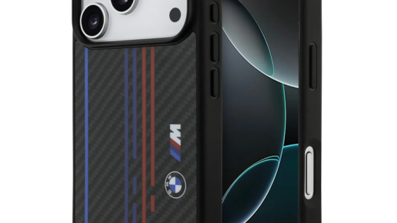 BMW, MagSafe Kevlar Case with Printed Tricolor & Metal Logos, iPhone 17 Pro