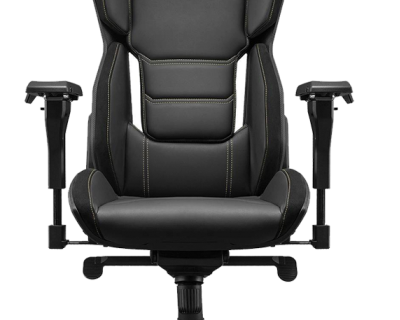 Cougar Hotrod Royal Gaming Chair, Multi-Zone Backrest, Premium Hyper-Dura Leatherette, 4D Armrest and Class 4 Gas Cylinder-Black