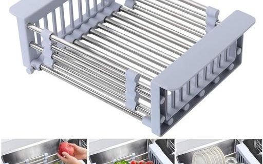 DISH DRYING RACK BLACK