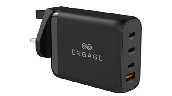 Engage, 4-Port GaN Travel Charger/Adapter (120W)