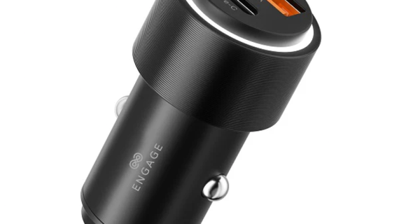 Engage, Dual Port Aluminium Alloy Car Charger (95W)