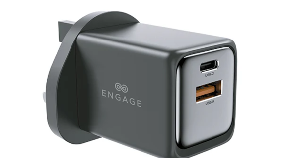 Engage, Dual Port GaN II Fast Charger/Adapter (45W)