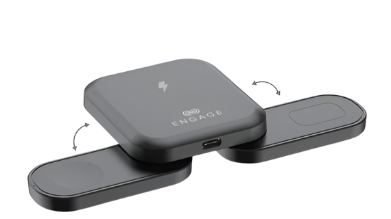 Engage, Foldable Magnetic 3-in-1 Wireless Charger
