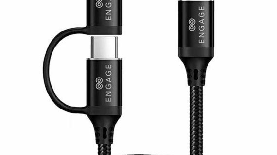 Engage, Type-C to Type-C Cable with Lightning Connector 30 cm (60W)