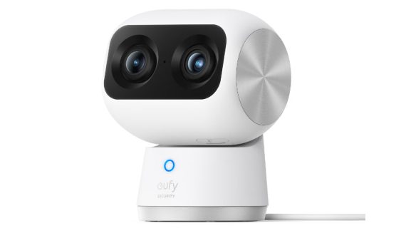 Eufy Indoor Camera S350 – Dual 4K Cameras, 8× Hybrid Zoom, 360° Pan & Tilt, AI Tracking, Wi-Fi 6