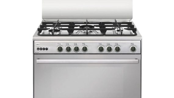 Flamegas, Gas Cooker 90x60cm 5 Burners, Stainless Steel – UN-9612RIFSG