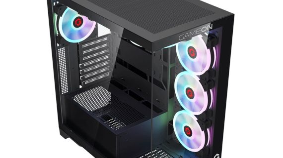 GAMEON Emperor Midnight IV Series Mid Tower Gaming Case - Black