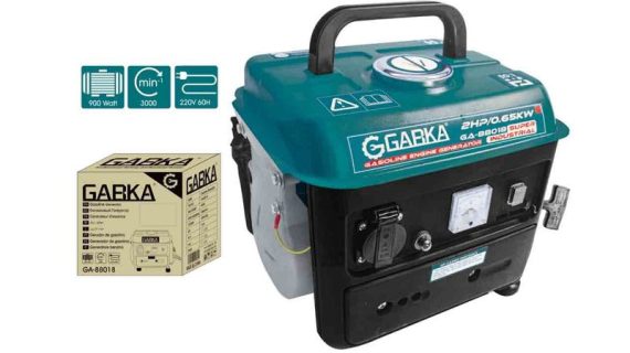 Gabka 900W Portable Gasoline Generator with 2HP 63cc Engine, 220V Output