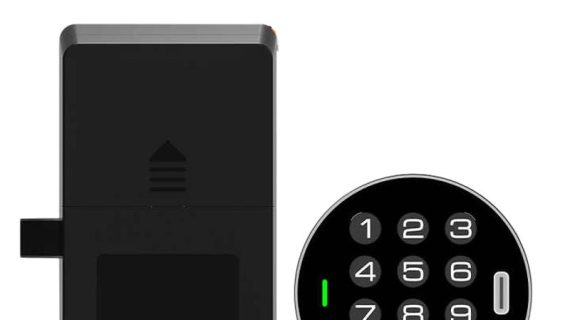 Gopeta E60CT, Smart Locker and Cabinet Lock with Touchscreen, Card & Passcode Access