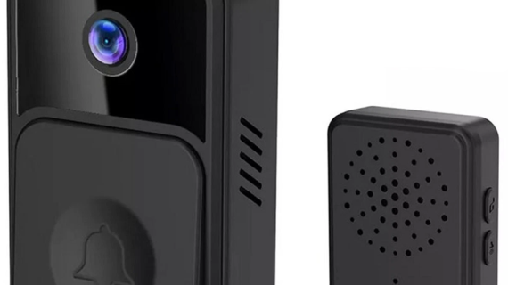 Gopeta, TUYA Smart WiFi Video Door Bell - Black