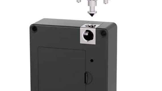 Gopeta Y100C, Smart Card Cabinet Lock for Wooden Drawers and Cabinets, Hidden Card Access – Black