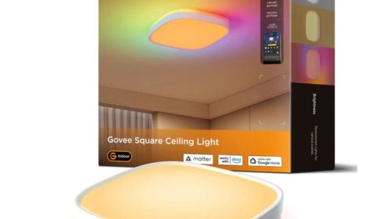 Govee 30cm RGBWW + RGBIC Smart Square Ceiling Light - H80A4