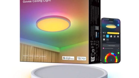 Govee 30cm RGBWW + RGBIC Smart circle Ceiling Light- H80A1