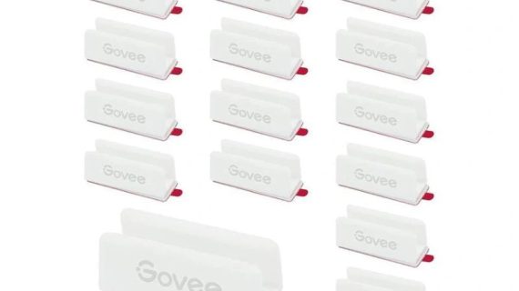 Govee Neon Rope Light 2 Bracket, White, 20pcs in one pack - H10D1