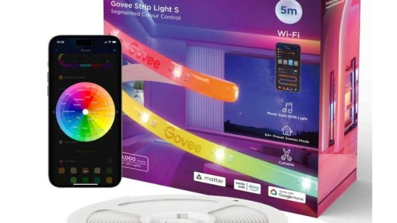 Govee RGBIC Wi-Fi + Bluetooth LED Strip Lights With Protective Coating (5M) - H612A