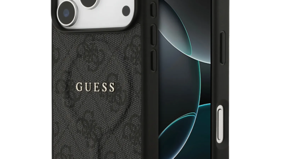 Guess, MagSafe 4G PU Leather Case with Classic Logo, iPhone 17 Pro