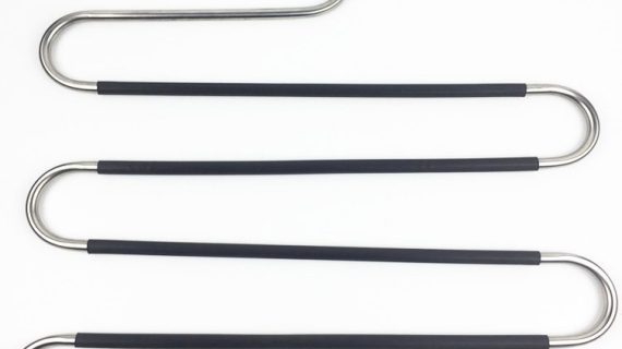 S-Type Trousers Hanger Antislip Black