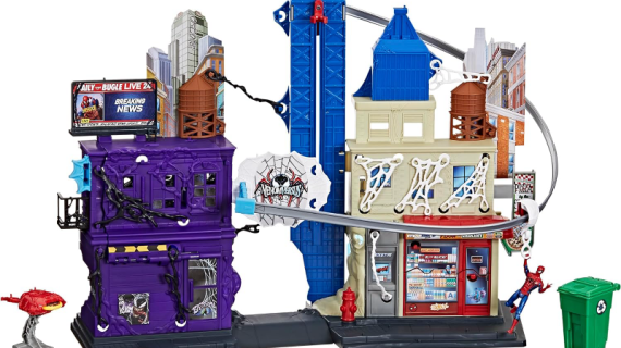 Hasbro G0737, Marvel Spider-Man VenomVersus Web Slinging City Playset