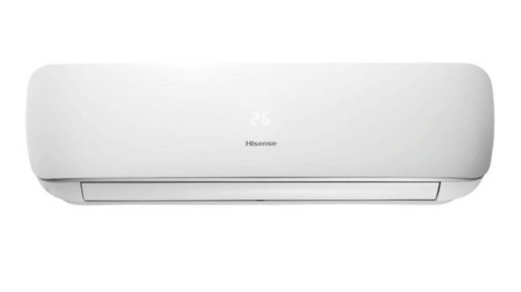 Hisense Split Air Conditioner, 1.5 Ton, 14,400 BTU, R410A, Rotary Compressor - White