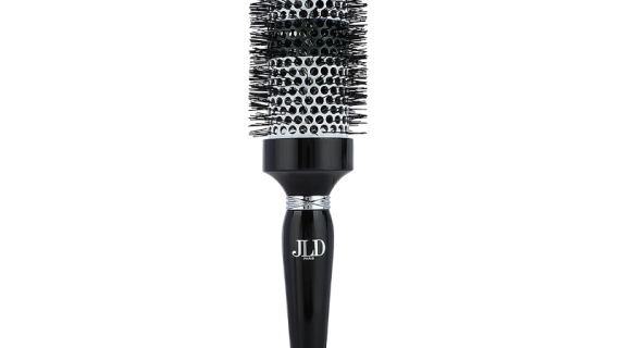 JLD Paris 15016, Ceramic Blow Drying Hair Brush for Mid to Long Hair, Thermoactive Heat Styling Brush