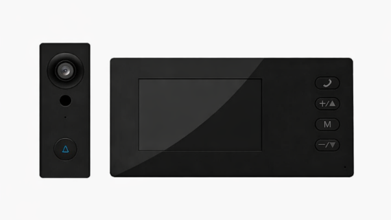 KKF, Wireless Video Doorbell with 2.4G Connection, Two-Way Audio & IR Night Vision, Battery Powered System