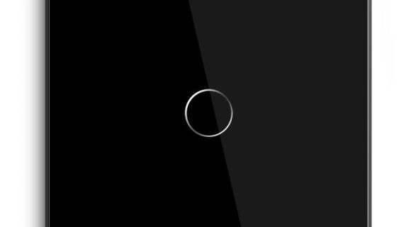 Gopeta, 1-Gang Smart Wi-Fi Touch Switch 600W with Glass Panel