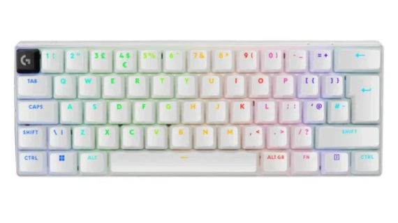 Logitech PRO X 60 LIGHTSPEED Wireless Gaming Keyboard - White