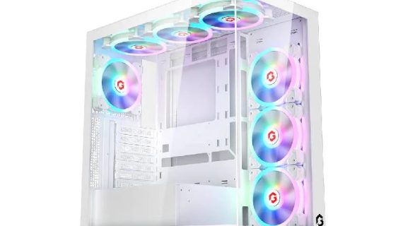 GAMEON Emperor Midnight IV Series Mid Tower Gaming Case - White