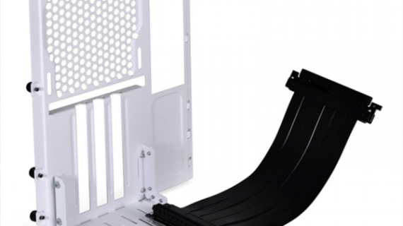 LIAN LI O11D Mini PCIe 4.0 Vertical GPU Bracket Kit - White