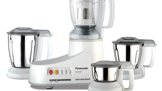 Panasonic MX-AC400WTZ, 4 Jars Super Mixer Grinder, 550W