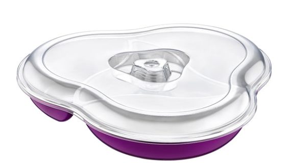 Plast ART Double Color 4 Divided Bowl