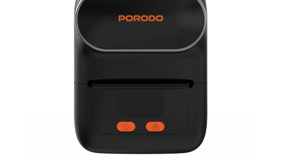Porodo Lifestyle Super HD Thermal Printer 203DPI – Portable Inkless Label & Receipt Printer with Type-C Charging