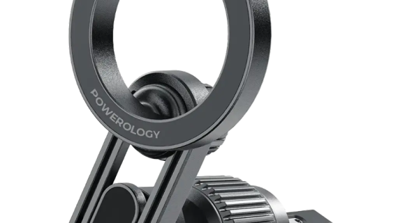 Powerology PWS6M09BK, SnapMount MagSafe Car Holder - Black