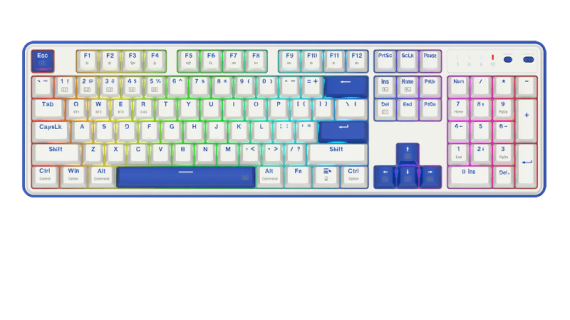 Redragon FAYE K685, PRO 104 Keys, 3-Modes, 100% Wireless Gasket RGB Mechanical Gaming Keyboard, Linear Red Switch