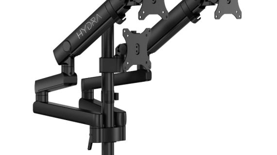 Sades Hydra SA-MS03 Triple Monitor Mount Arm  (Max size 27"/9KG Per ARM) - Black
