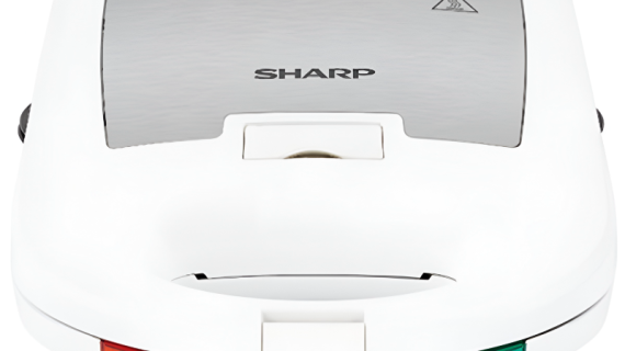 Sharp, 3-in-1 Sandwich Maker 4 Slices, 1400W - KZ-SU14-W3