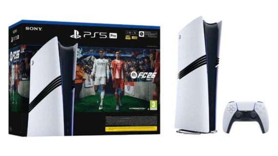 Sony PlayStation 5 Pro Console Digital With EA FC 26 Voucher Bundle