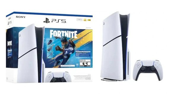 Sony PlayStation 5 Slim Disc Edition – Fortnite Flowering Chaos Voucher Bundle - 1TB