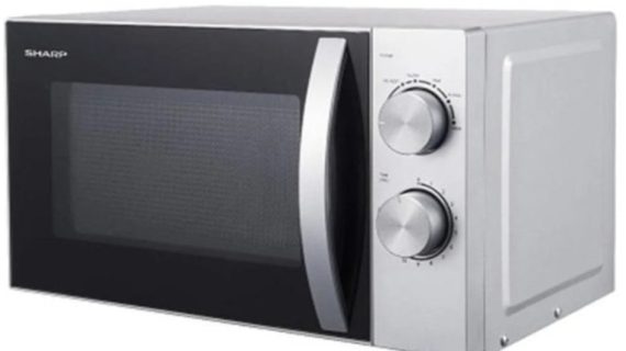 Sharp Microwave Oven 20L 700W, Silver – R20GH-SL3