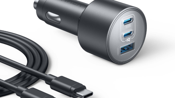 Anker Nano, 167.5W Car Charger – 3 Ports