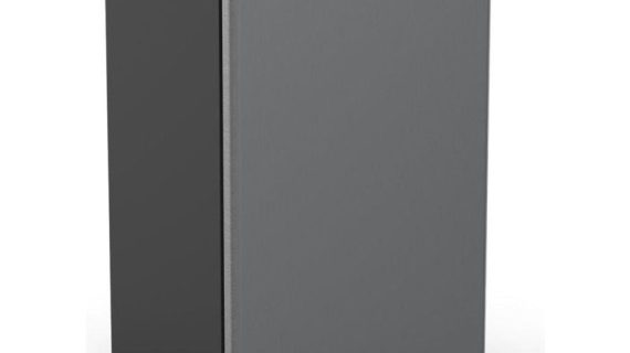 Wansa Single Door Refrigerator 3.4 CFT 95L – Stainless Steel Mini Fridge