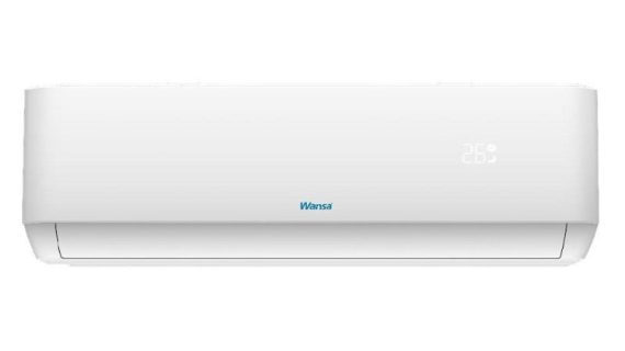 Wansa Split Air Conditioner, 1 Ton, 10,000 BTU Inverter, Wi-Fi Connection – White