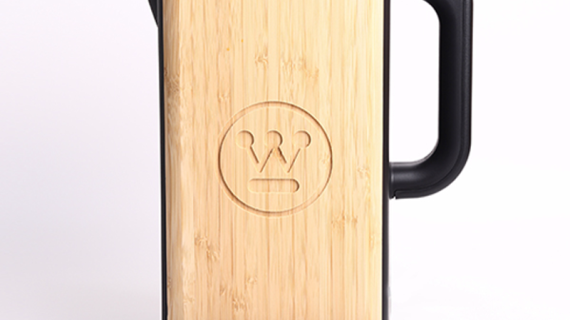 Westinghouse Bamboo Electric Kettle 1.7L with Temperature Control & Cool-Touch Design – 2200W