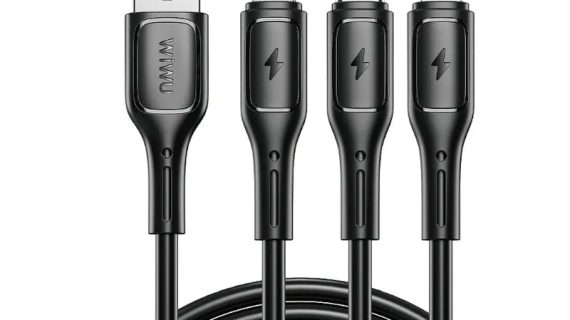 WiWU, Starlink 3-in-1 Charging Cable USB-A to Type-C, Micro & Lightning