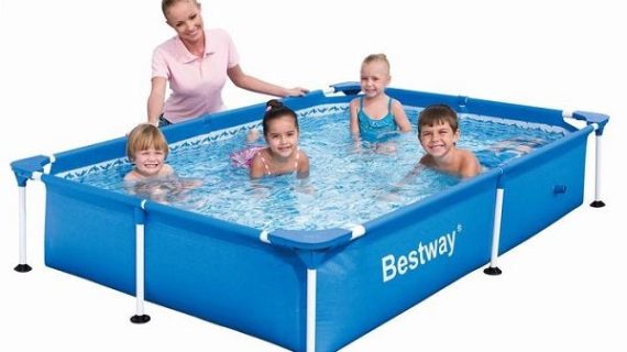 BESTWAY Steel Pro Splash Pool 2.21 x 1.5 x 0.43m, 1200ltr – 56401
