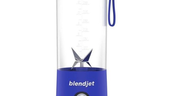 Blendjet V2 Portable Blender 16oz, Smoothie Maker, Fruit Blender, BPA-Free, 475ml, 200W, Sports Bottle, USB-C Rechargeable - Royal Blue