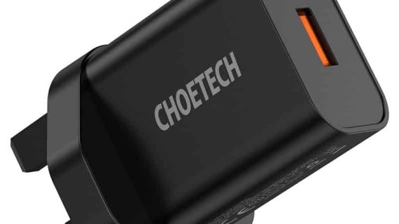 Choetech 18W USB-A Charge + AC Cable - Black